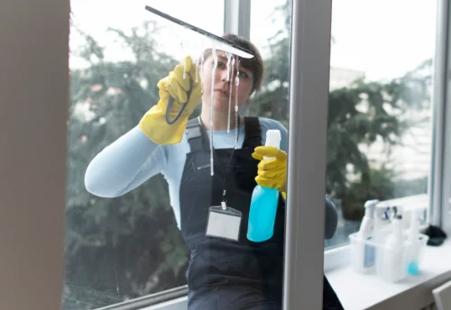 Nettoyage de vitres intérieures et extérieures à Amendeuix-Oneix
